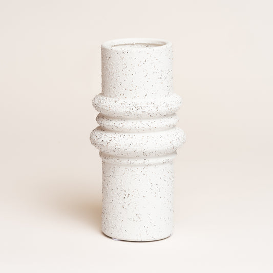 Florero ceramica Baccareu 13x25 cm