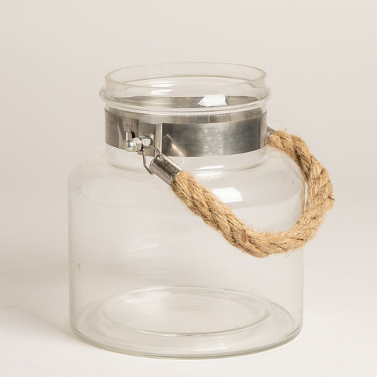 Florero de vidrio con cuerda Griffindor 18x25 cm