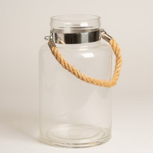 Florero de vidrio con cuerda Griffindor 18x30 cm