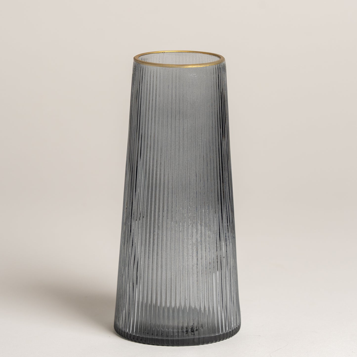 Florero vidrio Selvatic black 10x22cm