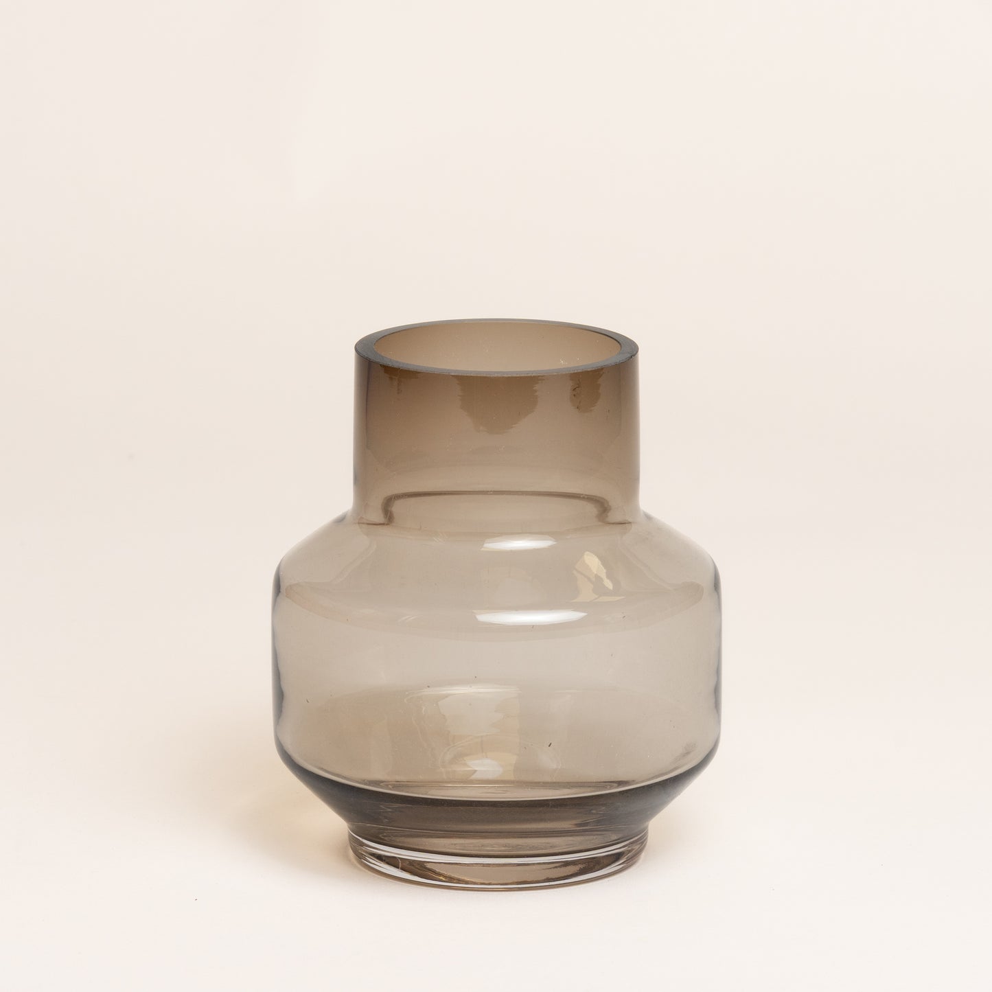 Florero vidrio abys m 12x14 cm