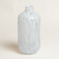 Florero vidrio Alaris white 14x30 cm