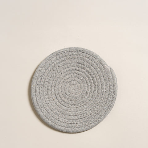 Individual carnaby gris redondo 18 cm