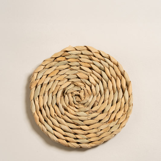 Individual de palma mini Set x 6 sea-grass 16 cm