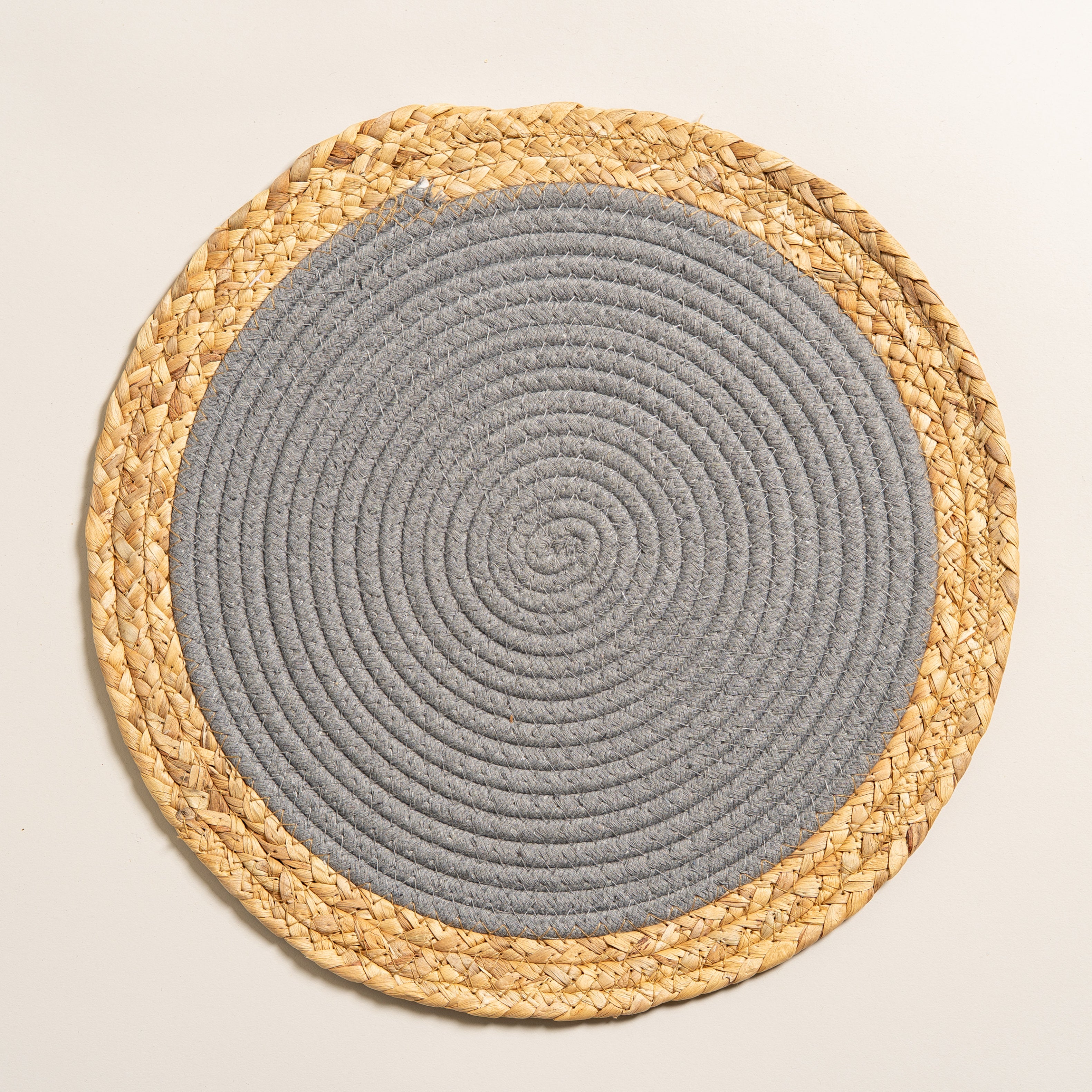 Individual de seagrass y algodon Set x 4 36 cm