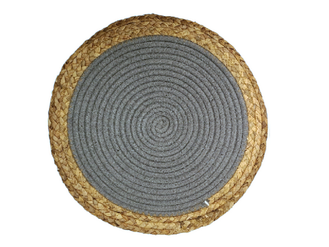 Individual de seagrass y algodon Set x 4 36 cm