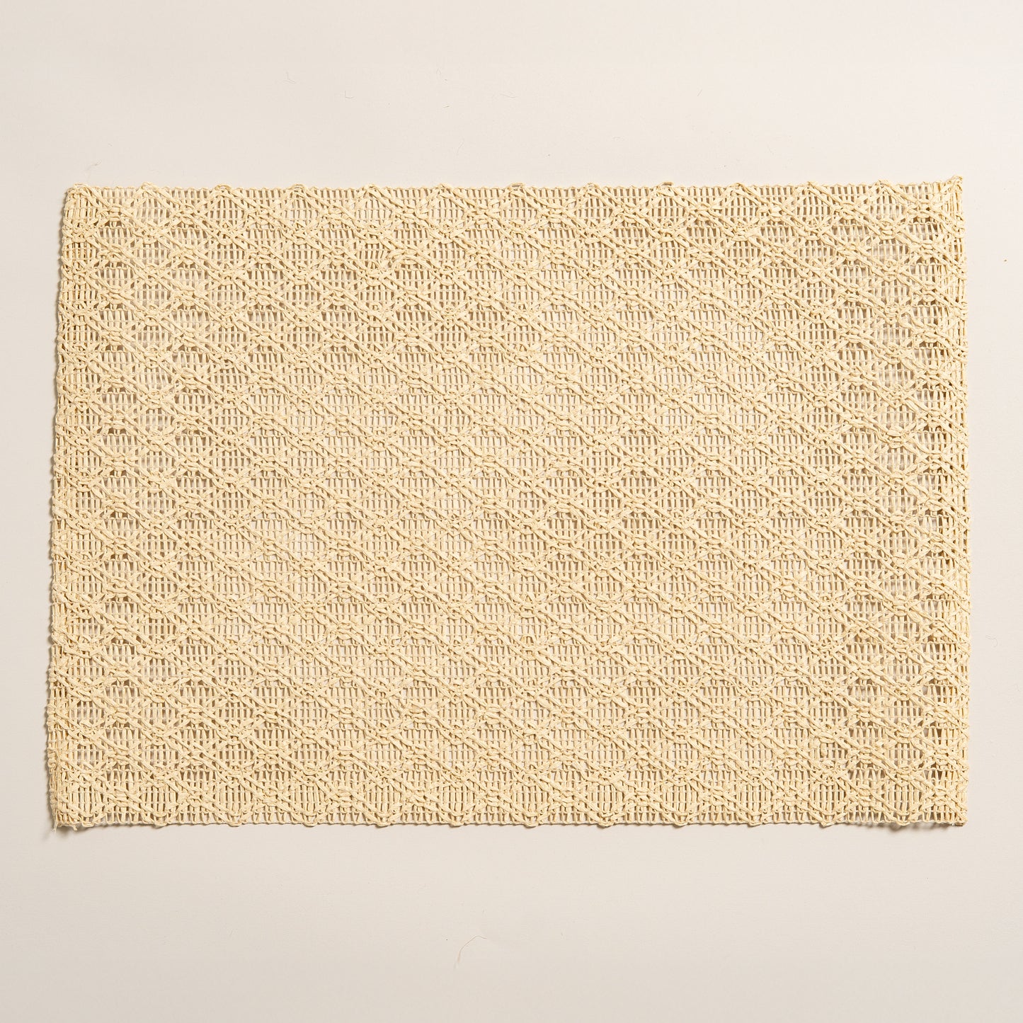 Individual de papel Stright Camel rectangular set x 6 45x30 cm