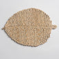 Individual centro de mesa de seagrass Leaf 50x30cms