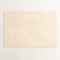 Individual rectangular de pvc Tramy beige set x 6 30x43 cm
