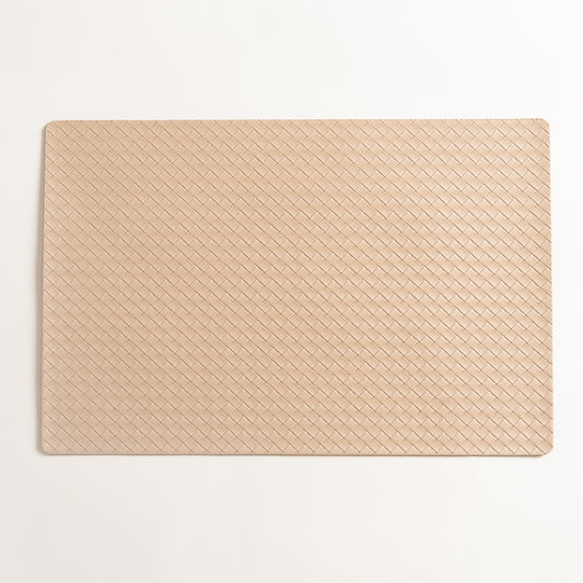 Individual rectangular de pvc vison Trardeau set x 6 30x45 cm