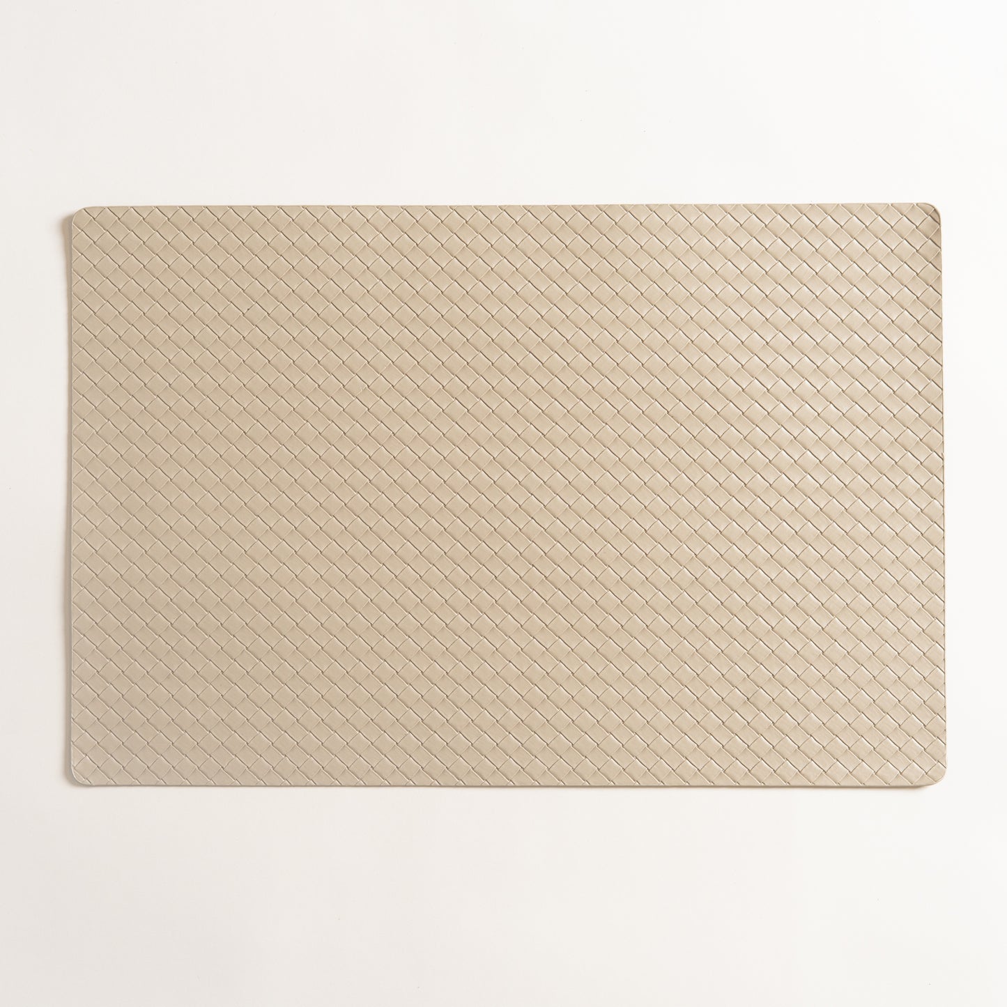 Individual rectangular de pvc gris Trardeau set x 6 30x45 cm