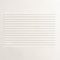 Individual rectangular de pvc rayado Jaco blanco set x 6 30x45 cm
