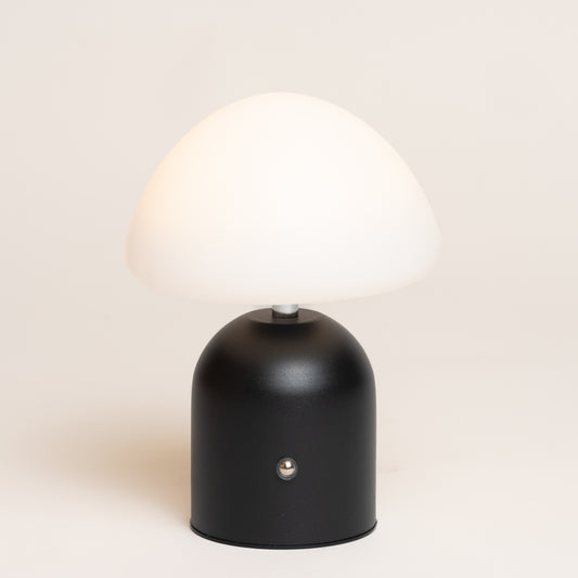 Lampara usb fungus negra 9x20 cm