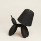 Lampara usb Puppy negra 12x18 cm