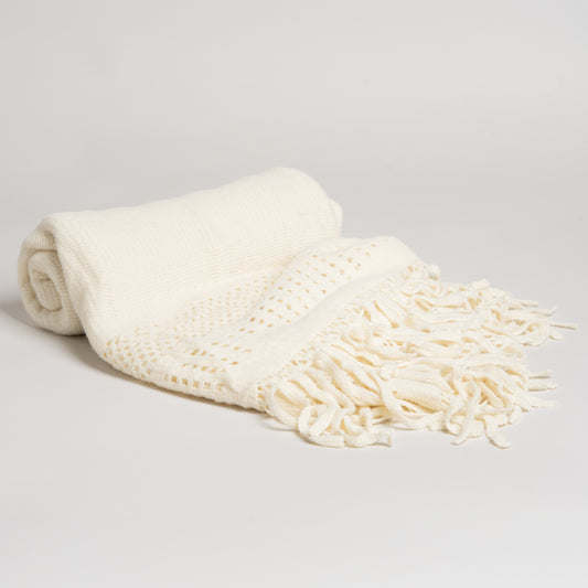 Manta Soft White 130x150 cm