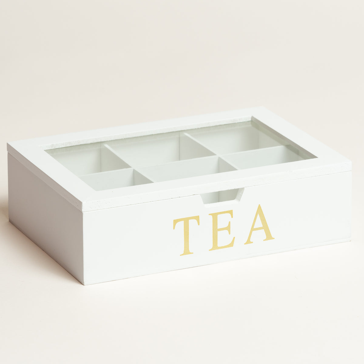 Caja de te madera 6 divisiones Whitney 24x17x7cm