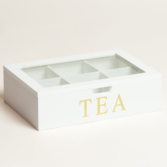 Caja de te madera 6 divisiones Whitney 24x17x7cm