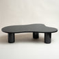 Mesa Morphea Thin negra 100x25 cm