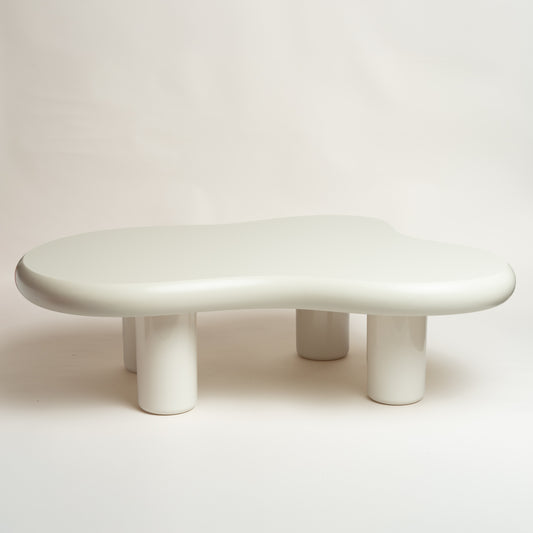 Mesa Morphea Thick blanca 100x30 cm