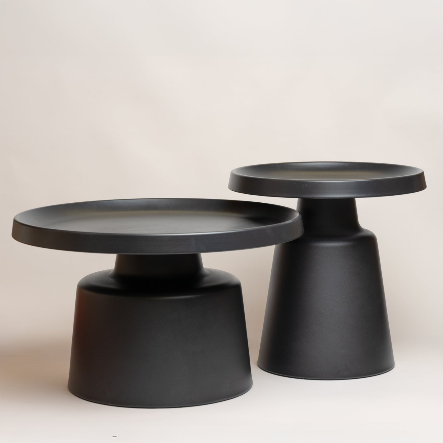 Mesa metalica indala set x 2 70x70x42 i 50x50x50 cm