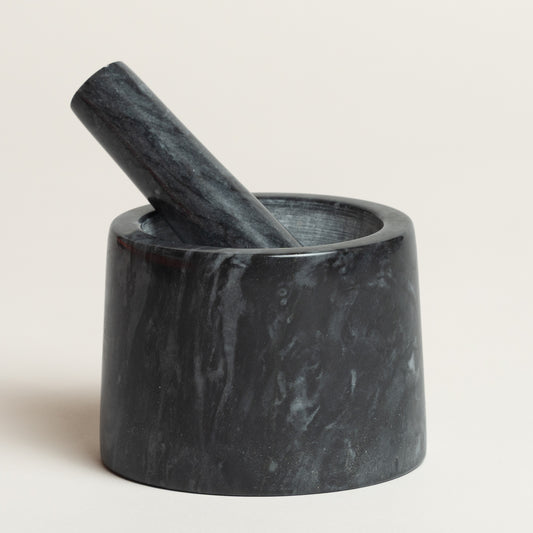 Linea Marmol Mortero negro 10x8 cm