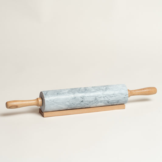 Linea Marmol Palo de amasar blanco 24 cm
