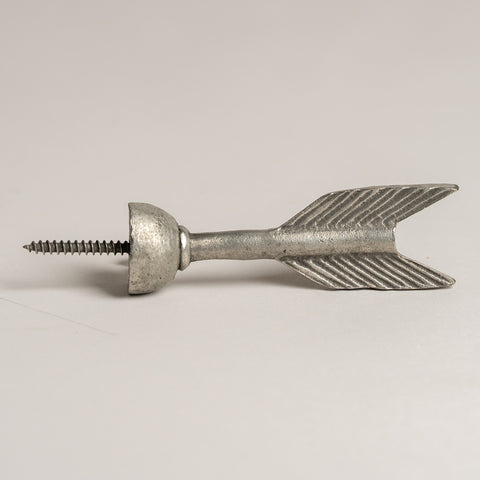 Linea metalica Perchero ARROW Plata 12 cm