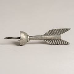Linea metalica Perchero ARROW Plata 12 cm