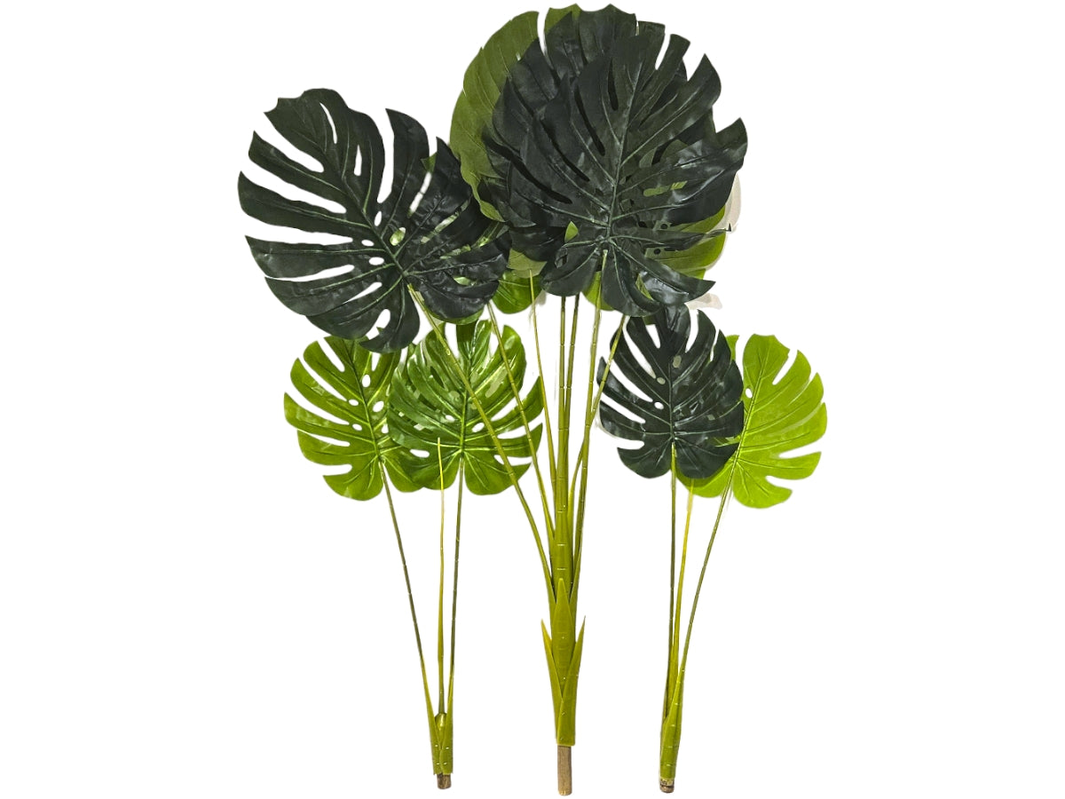 Planta artificial Monstera Set x 3 130cm