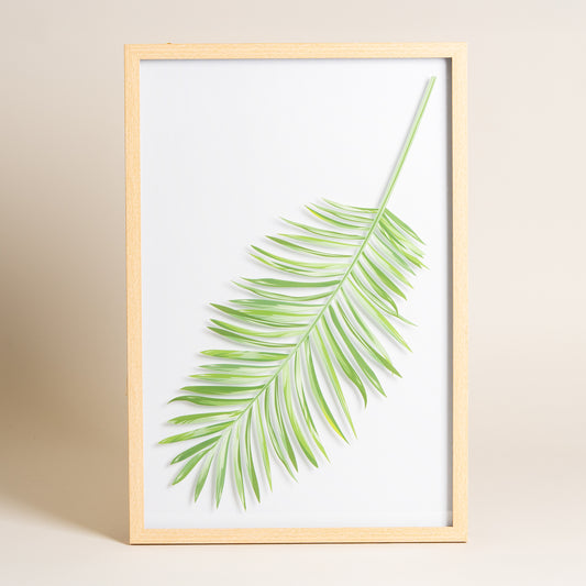 Cuadro de madera xl modelo 3 hoja diagonal l 42x62 cm