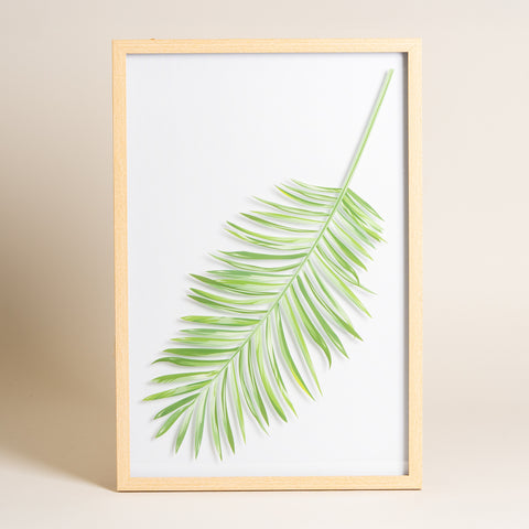 Cuadro de madera xl modelo 3 hoja diagonal l 42x62 cm