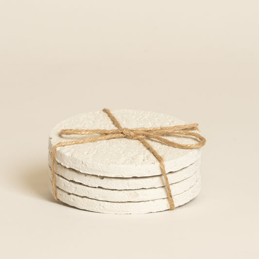 Piedra posavasos Round set x 4 10 cm