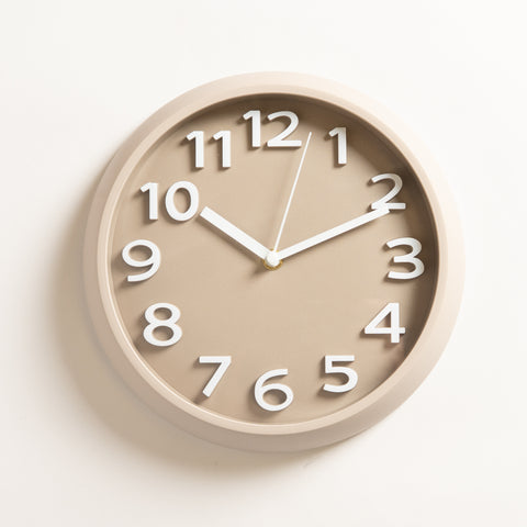 Reloj redondo Najesty gris 25 cm