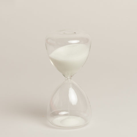 Reloj de arena de vidrio Dedong 15 cm
