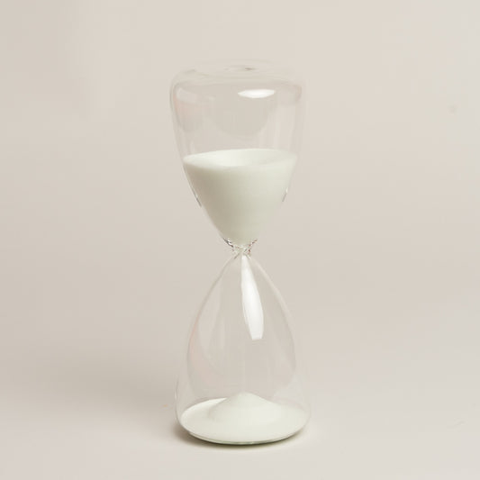 Reloj de arena de vidrio Dedong 25 cm