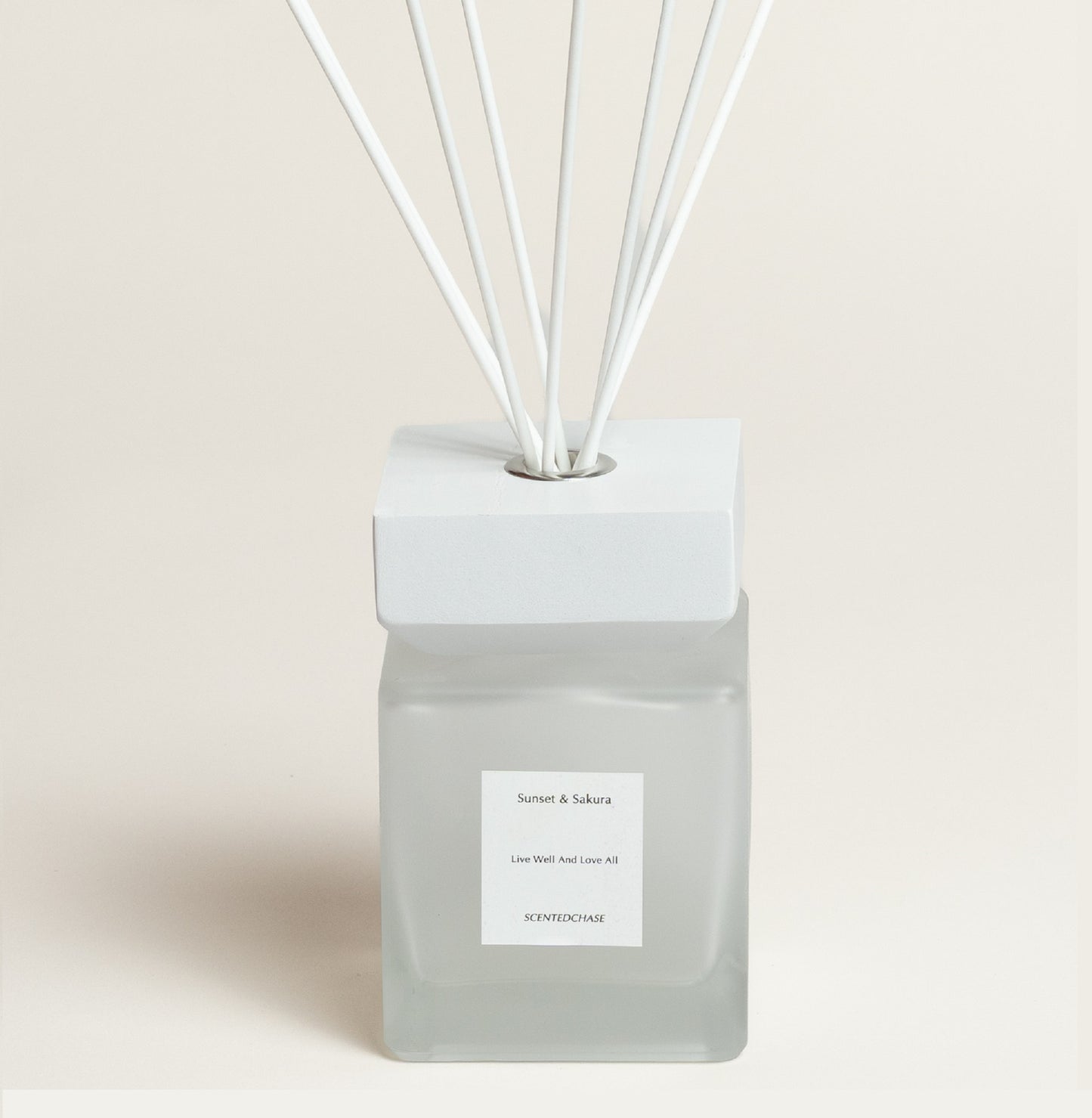 Frasco difusor Cubic transparente 9x9x15 cm 500ml