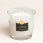 Vela Zafiro white frasco vidrio 13x13 cm