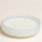 Vela Dusk white frasco vidrio 20x6 cm