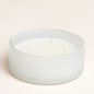 Vela Dusk white frasco vidrio 12x6 cm