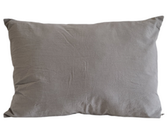 Textil Almohadon de tusor gris perla 50x70 cm