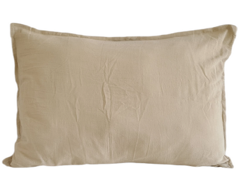 Textil Almohadon de gasa arena 50x70 cm