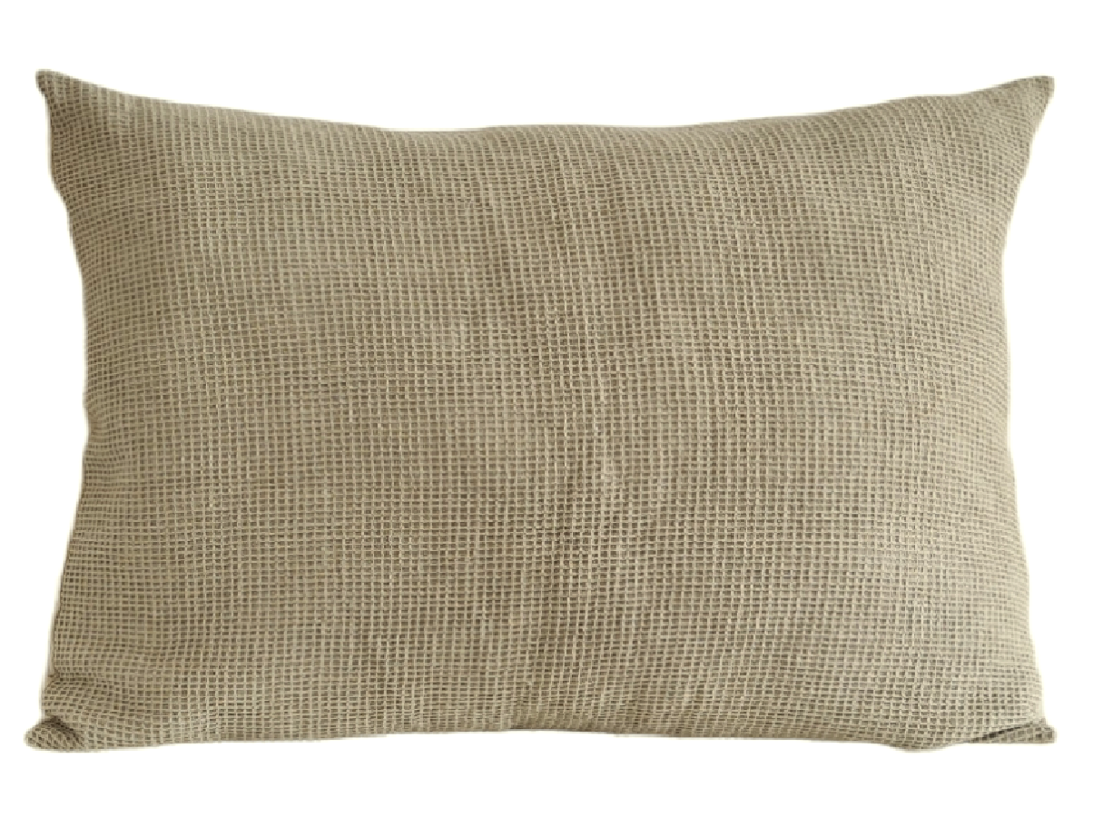 Textil Almohadon de tejido waffle arena 50x70 cm
