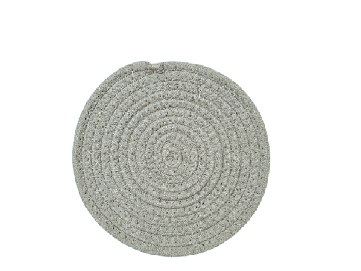 Individual carnaby gris redondo 18 cm