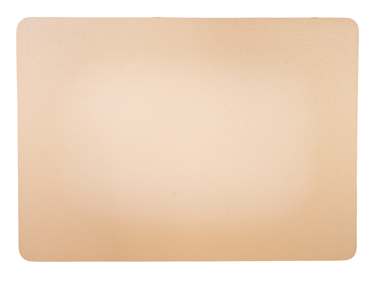 Individual rectangular de pu beige Set x 6 33x46 cm