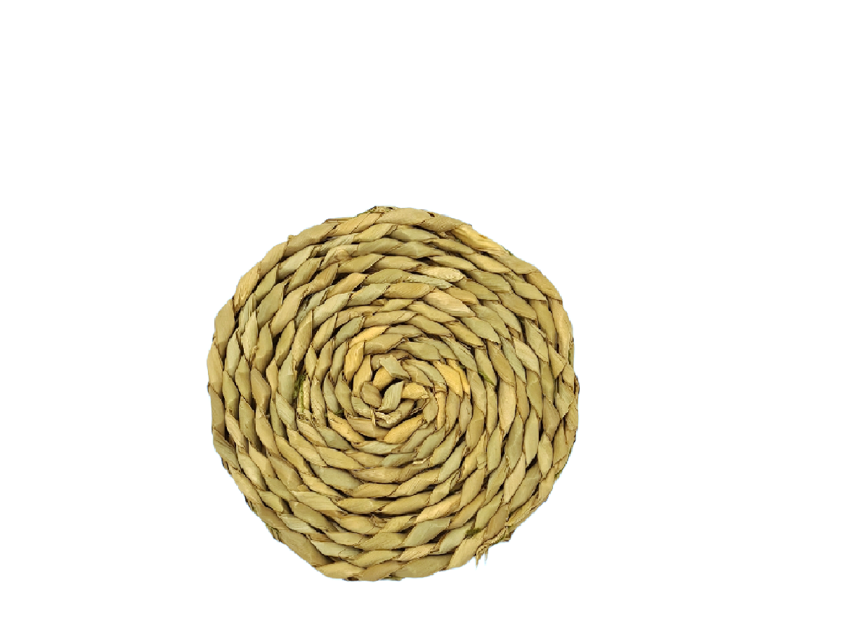 Individual de palma mini Set x 6 sea-grass 16 cm