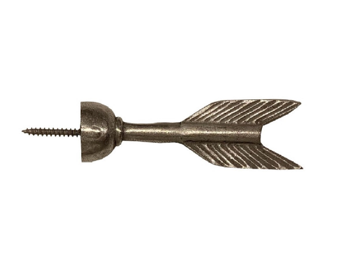 Linea metalica Perchero ARROW Plata 12 cm