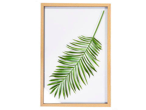 Cuadro de madera xl modelo 3 hoja diagonal l 42x62 cm